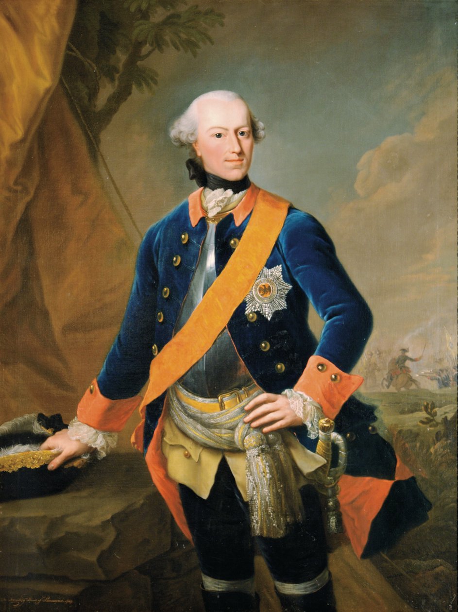 Frederico, conde de Schaumburg-Lippe-Buckeburg, 1759 de Johann Georg Ziesenis