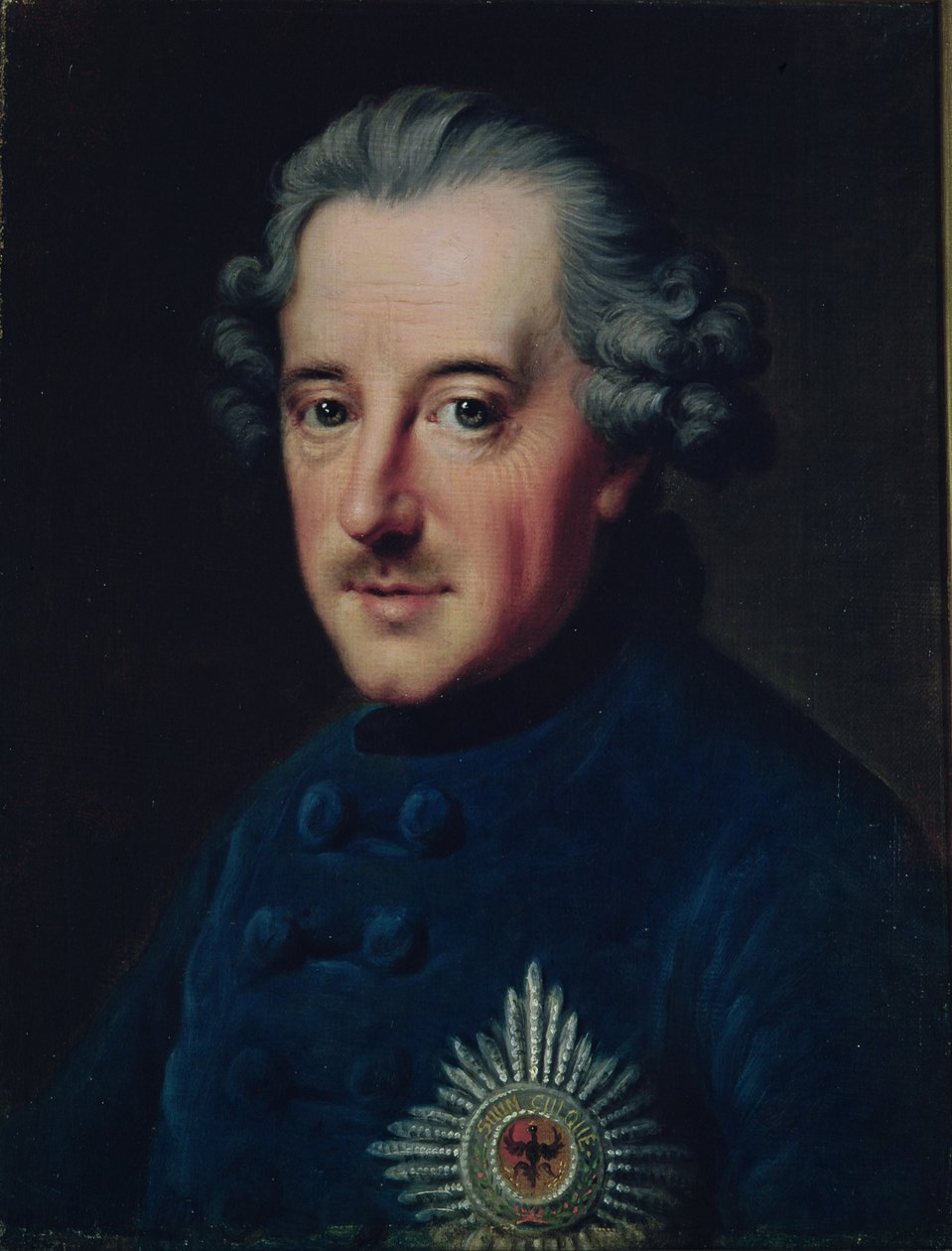 Frederico II o Grande (1712-86) de Johann Georg Ziesenis