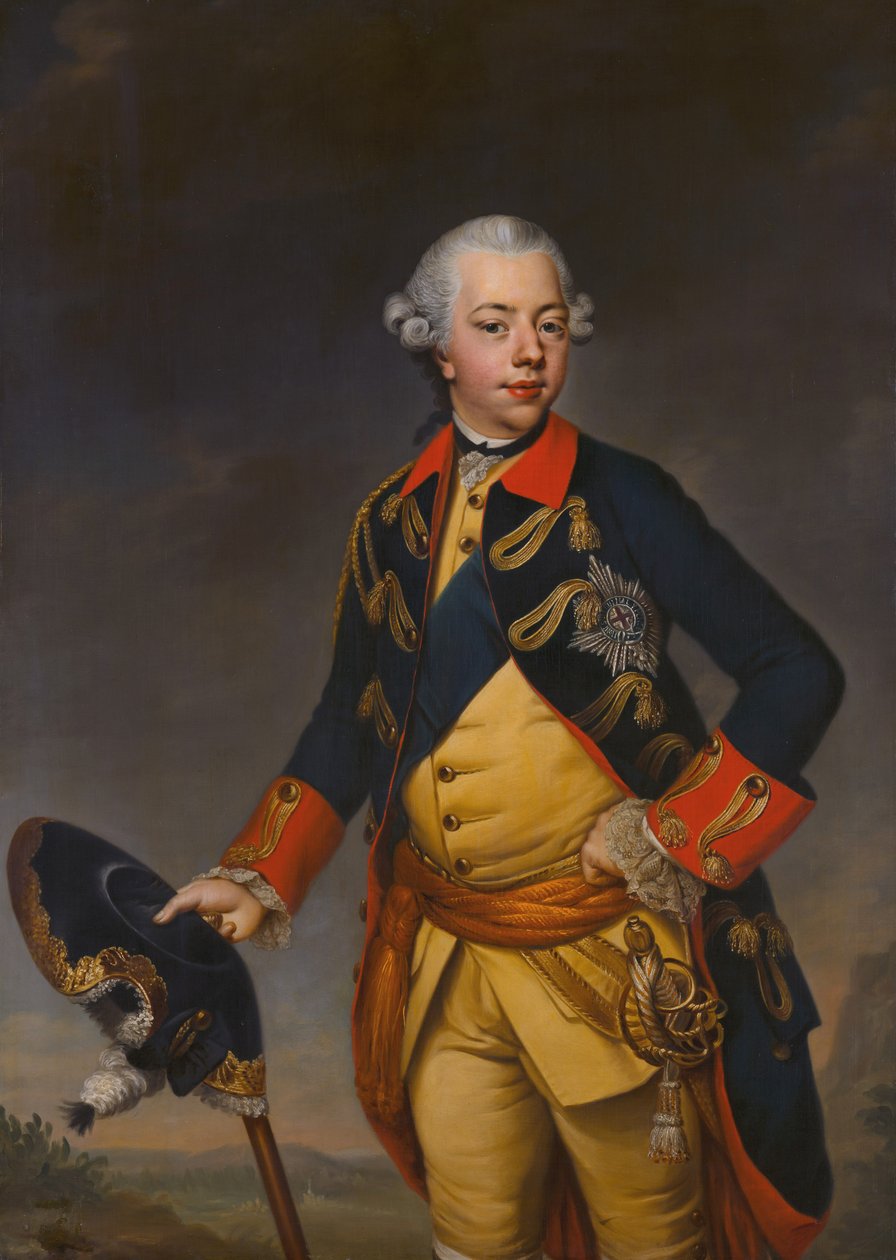 Retrato de Stadholder Willem V (1748-1806) de Johann Georg Ziesenis