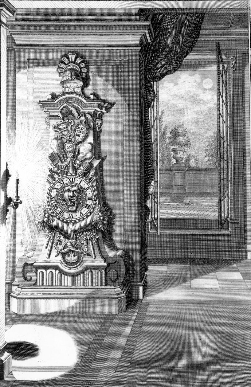 Relógio, 1727 de Johann Jacob Schubler