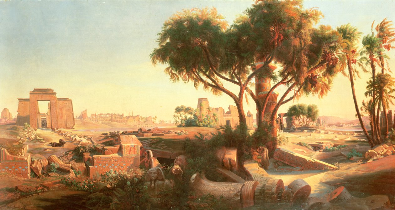 Ruínas Egípcias de Johann Jakob Frey