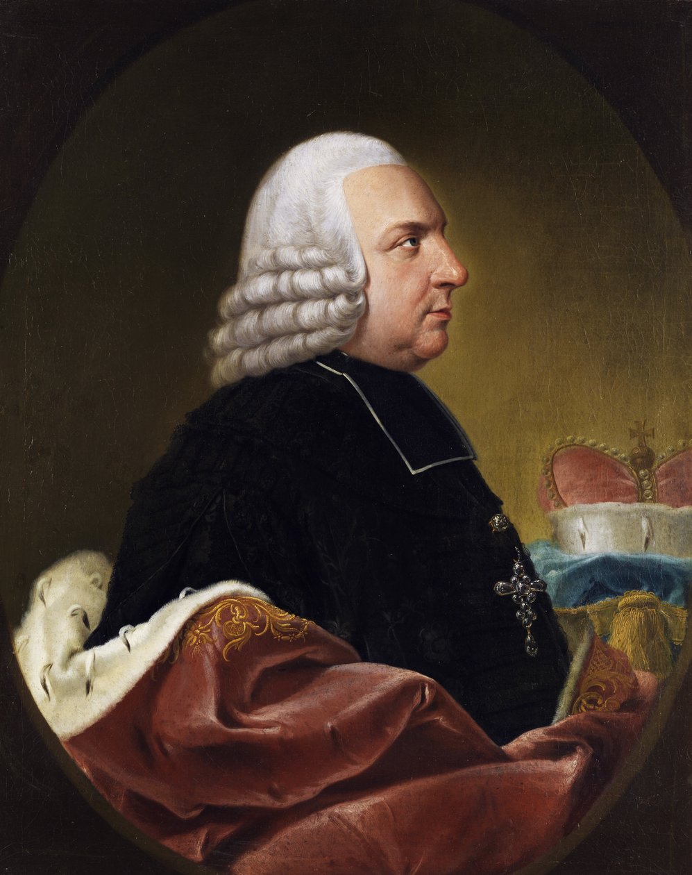 Retrato de Lothar Franz von Schönborn de Johann Jakob Ihle