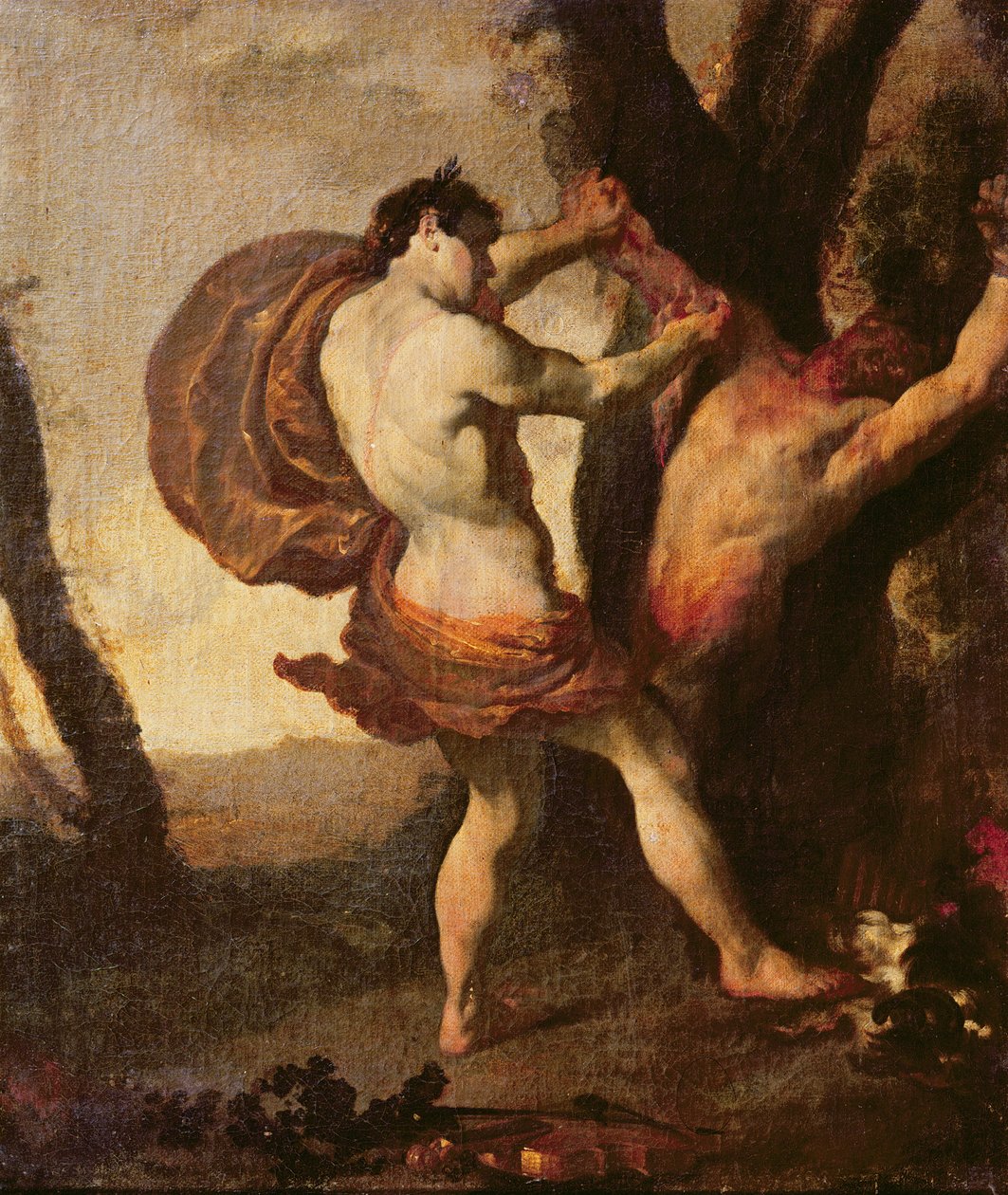 Apollo esfola Marsyas, c.1627 de Johann Liss or Lis or von Lys