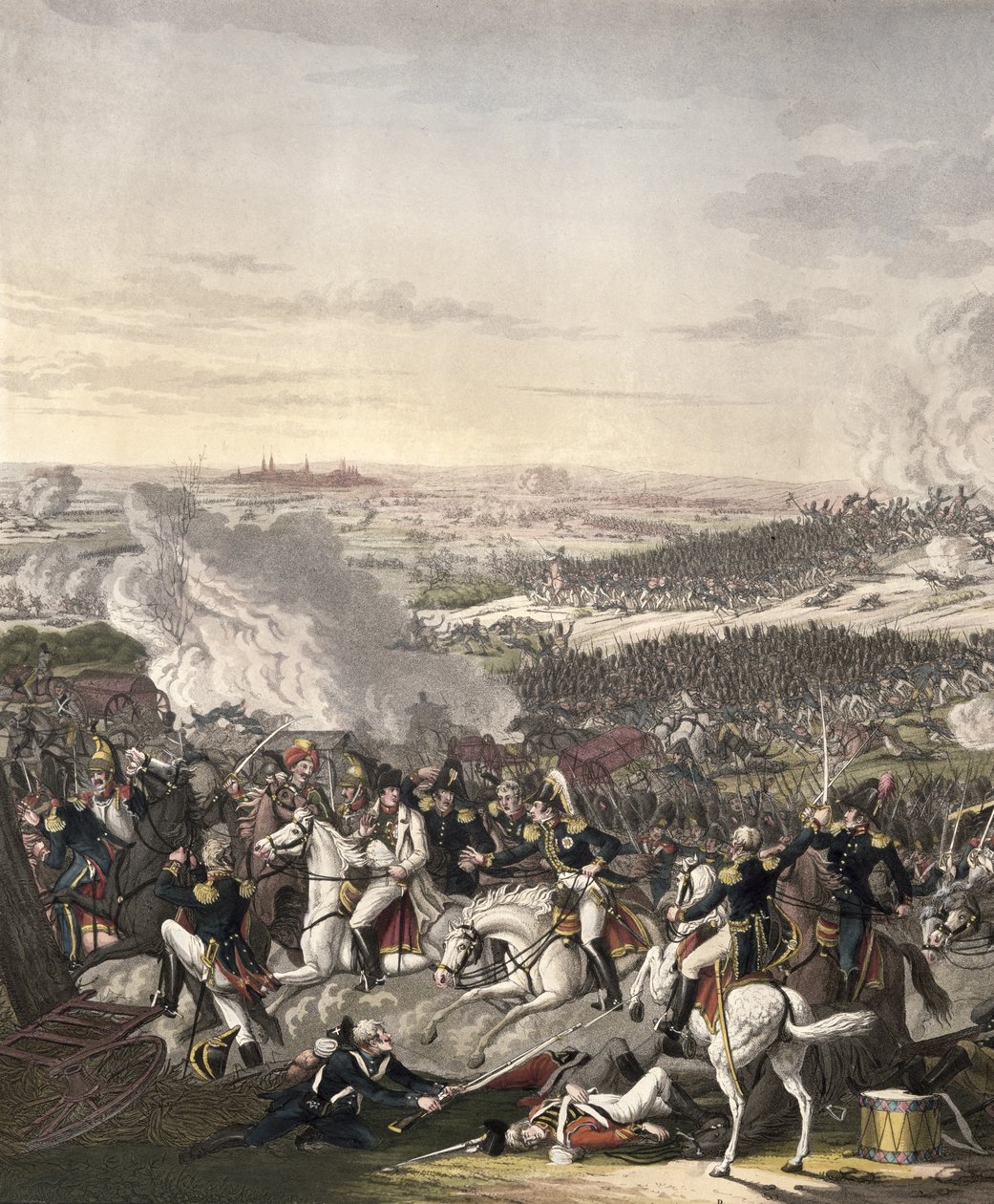 O vôo de Napoleão, Waterloo, 18 de junho de 1815 de Johann Moritz Rugendas