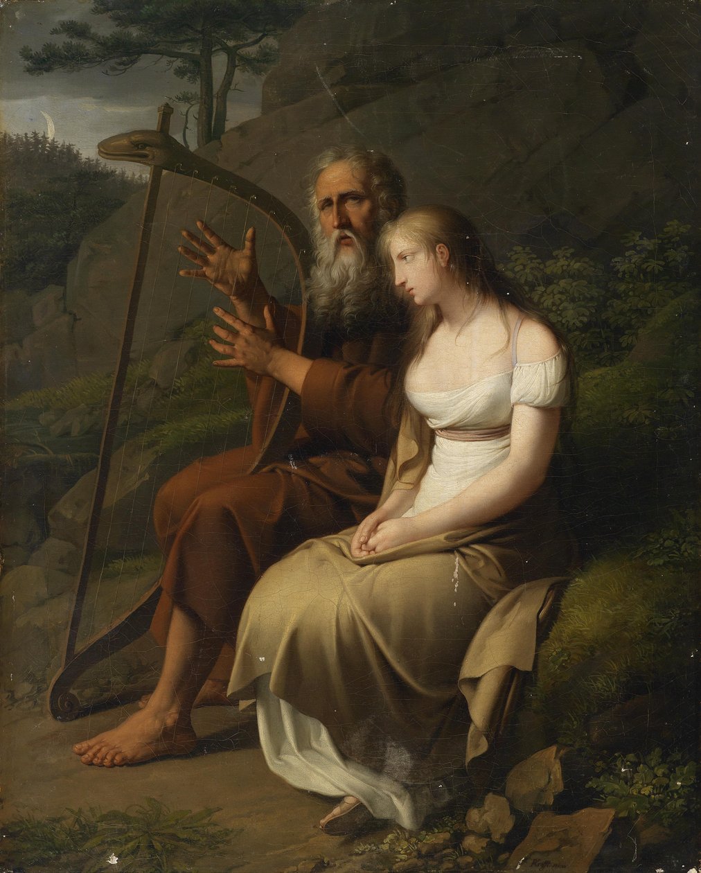 Ossian e Malvina de Johann Peter Krafft