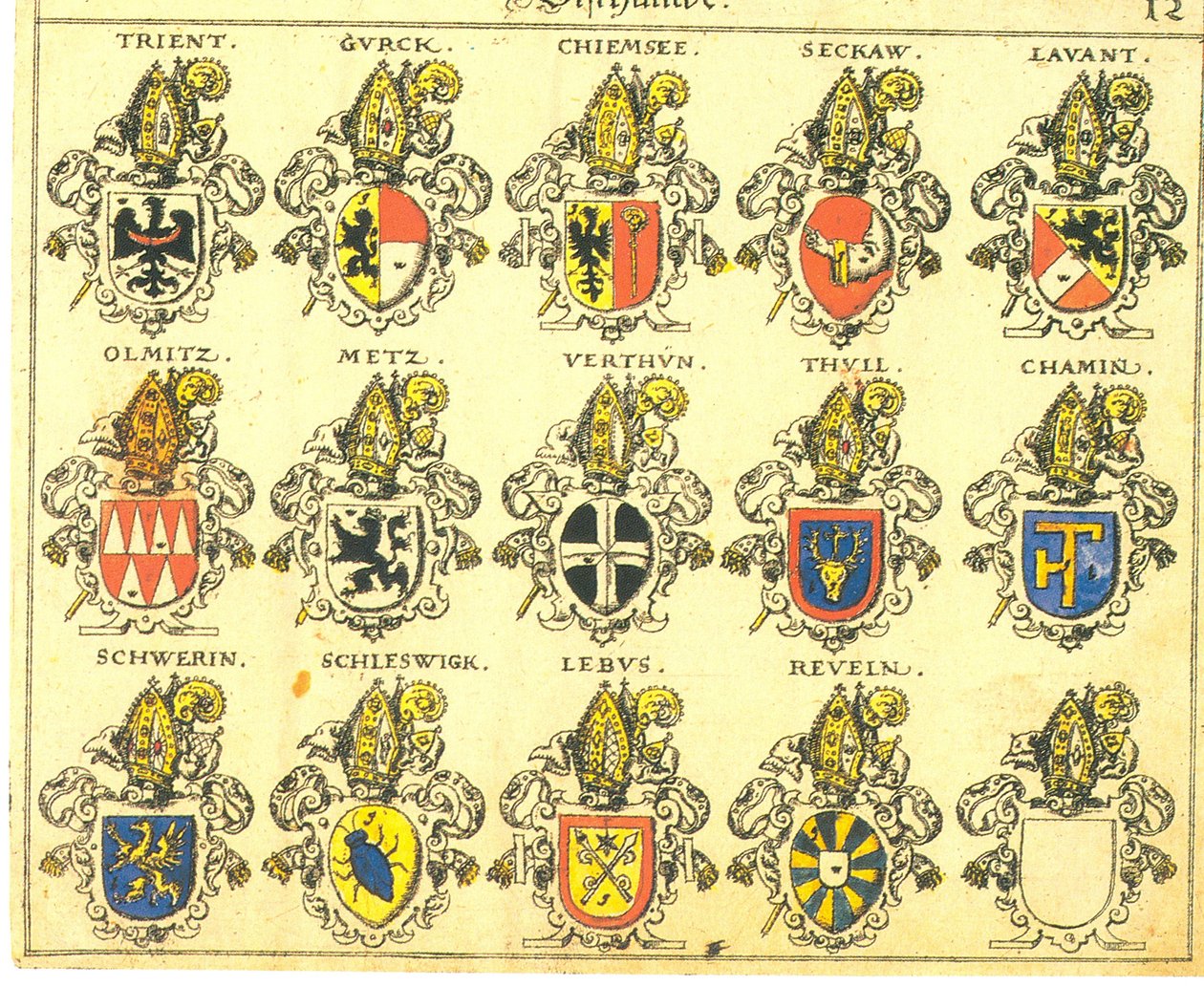 Brasão de armas da diocese de Verdun de Johann Siebmacher