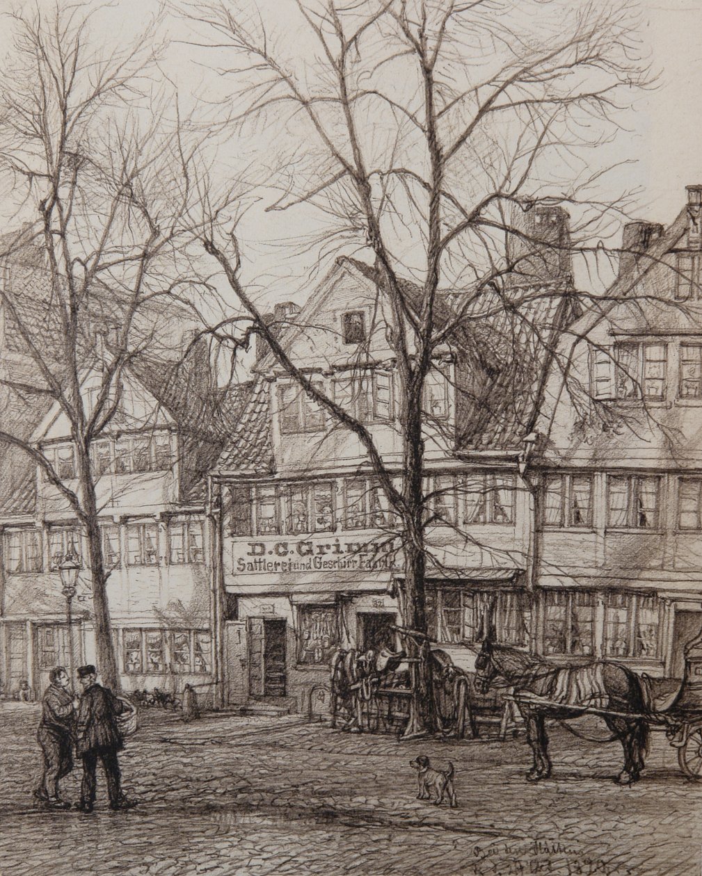 Vistas de uma cidade de Johann Theobald Riefesell