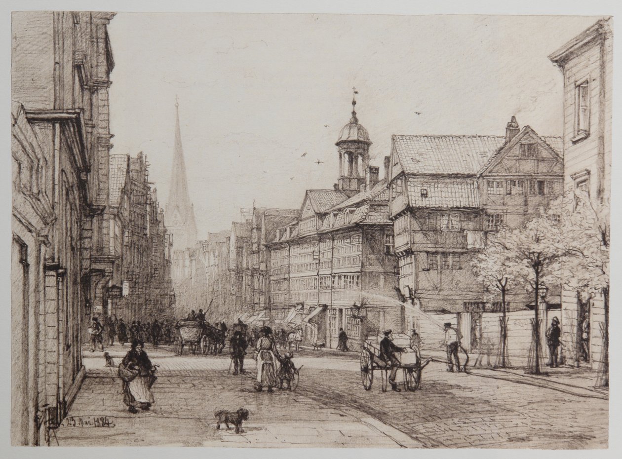 Spitalerstrasse de Johann Theobald Riefesell