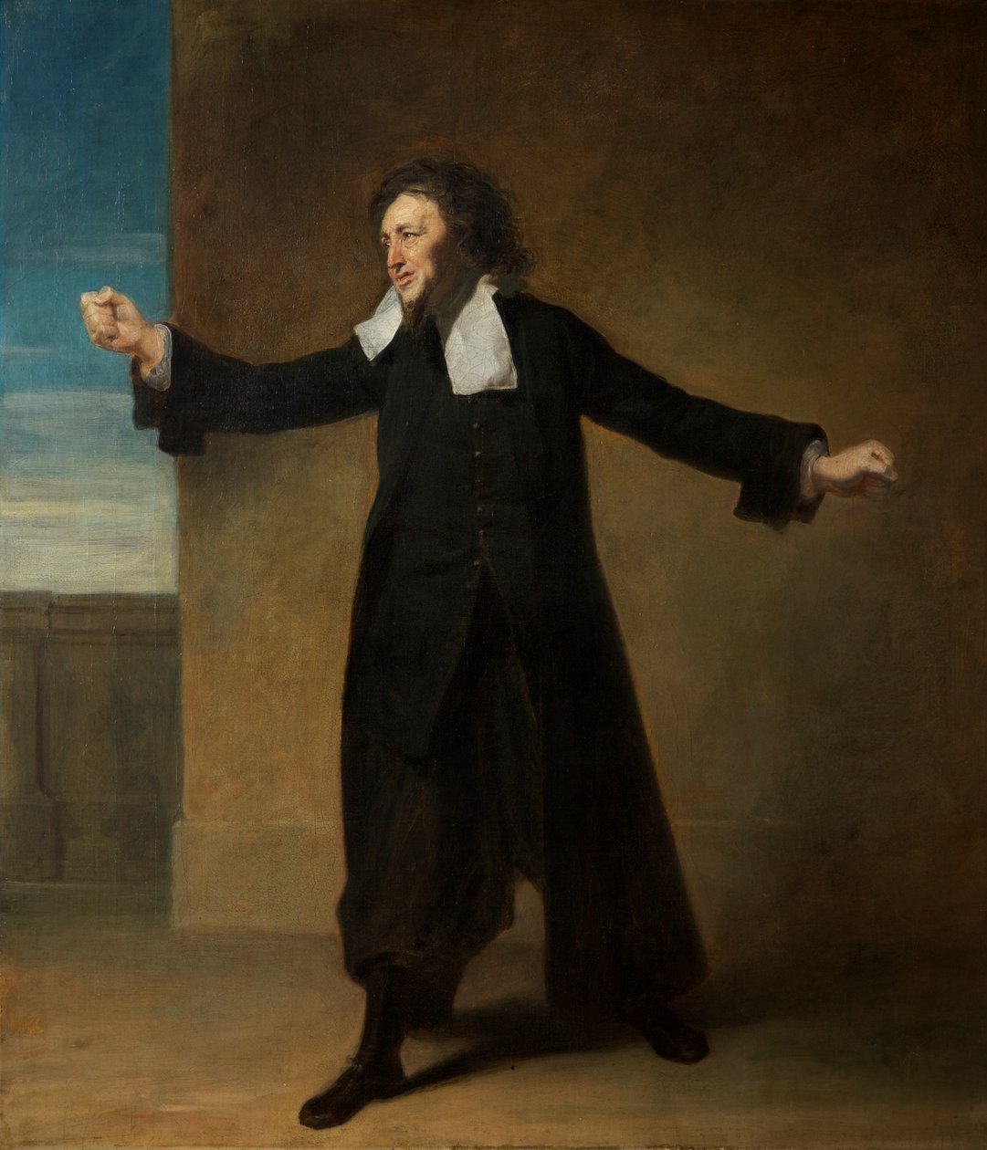 Charles Macklin como Shylock em "O Mercador de Veneza", de Shakespeare, Covent Garden, c.1768 de Johan Joseph Zoffany