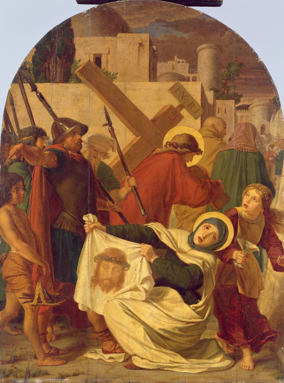 O transporte da cruz de Johann von Schraudolph