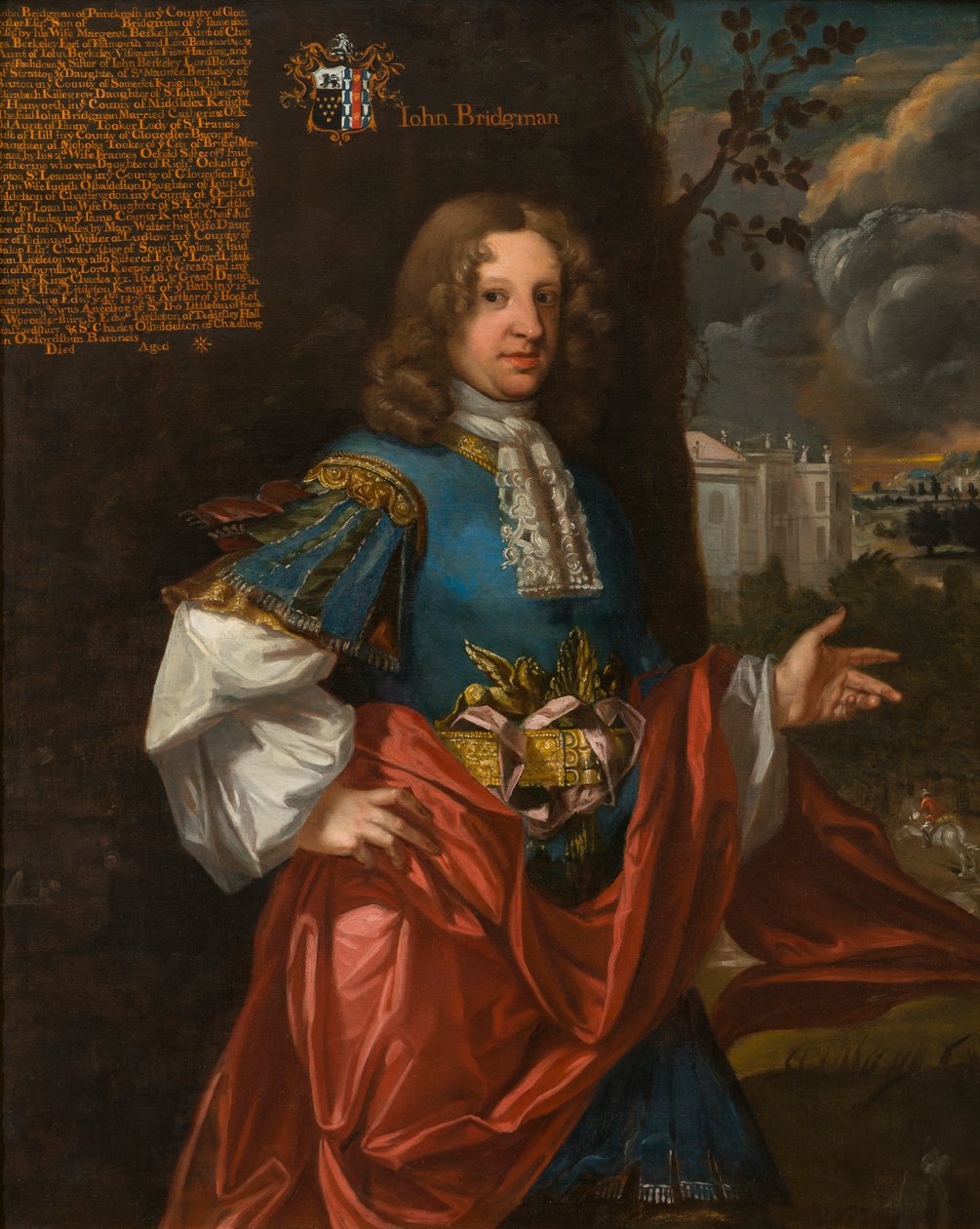 Retrato de John Bridgeman de Prinknash (c.1655-1729), c.1680-1711 (óleo sobre tela) de Johann (attr.to) Closterman