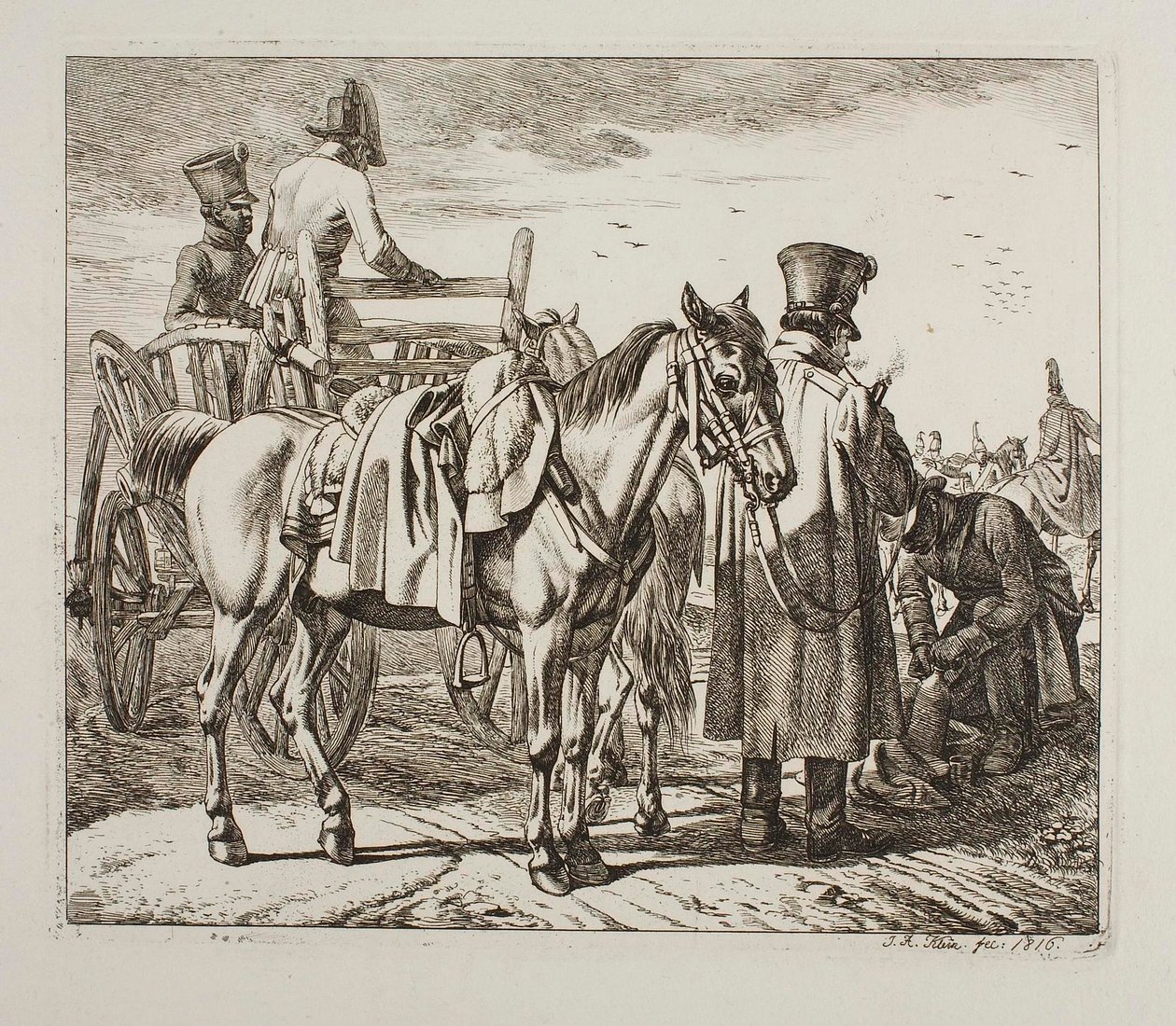 Militares austríacos de Johann Adam Klein