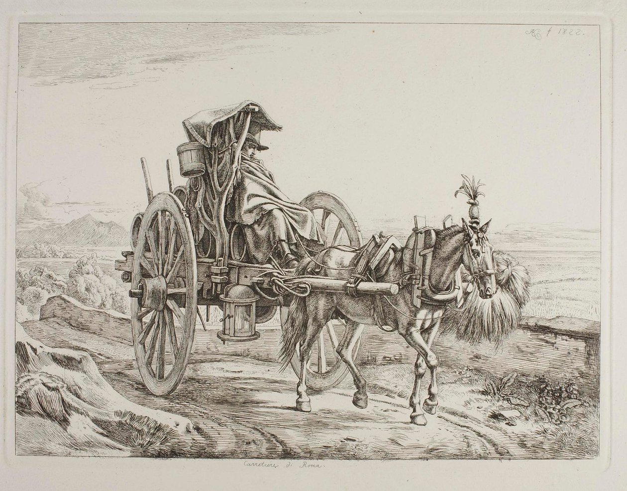 Carroceiro de Roma de Johann Adam Klein