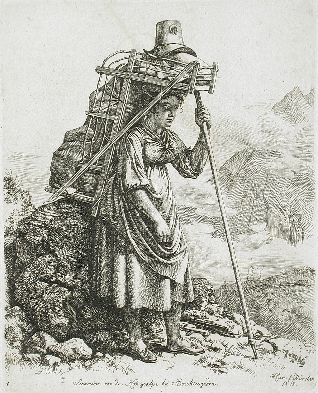 Leiteira de Berchtesgaden de Johann Adam Klein
