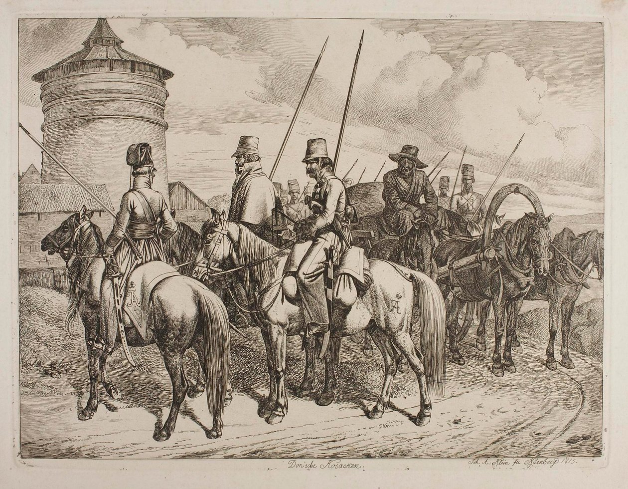 Cossacos do Don de Johann Adam Klein