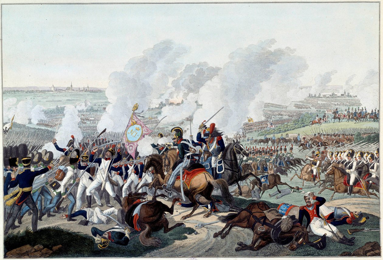 Primeiro Império: Batalha de Leipzig de Johann Adam Klein