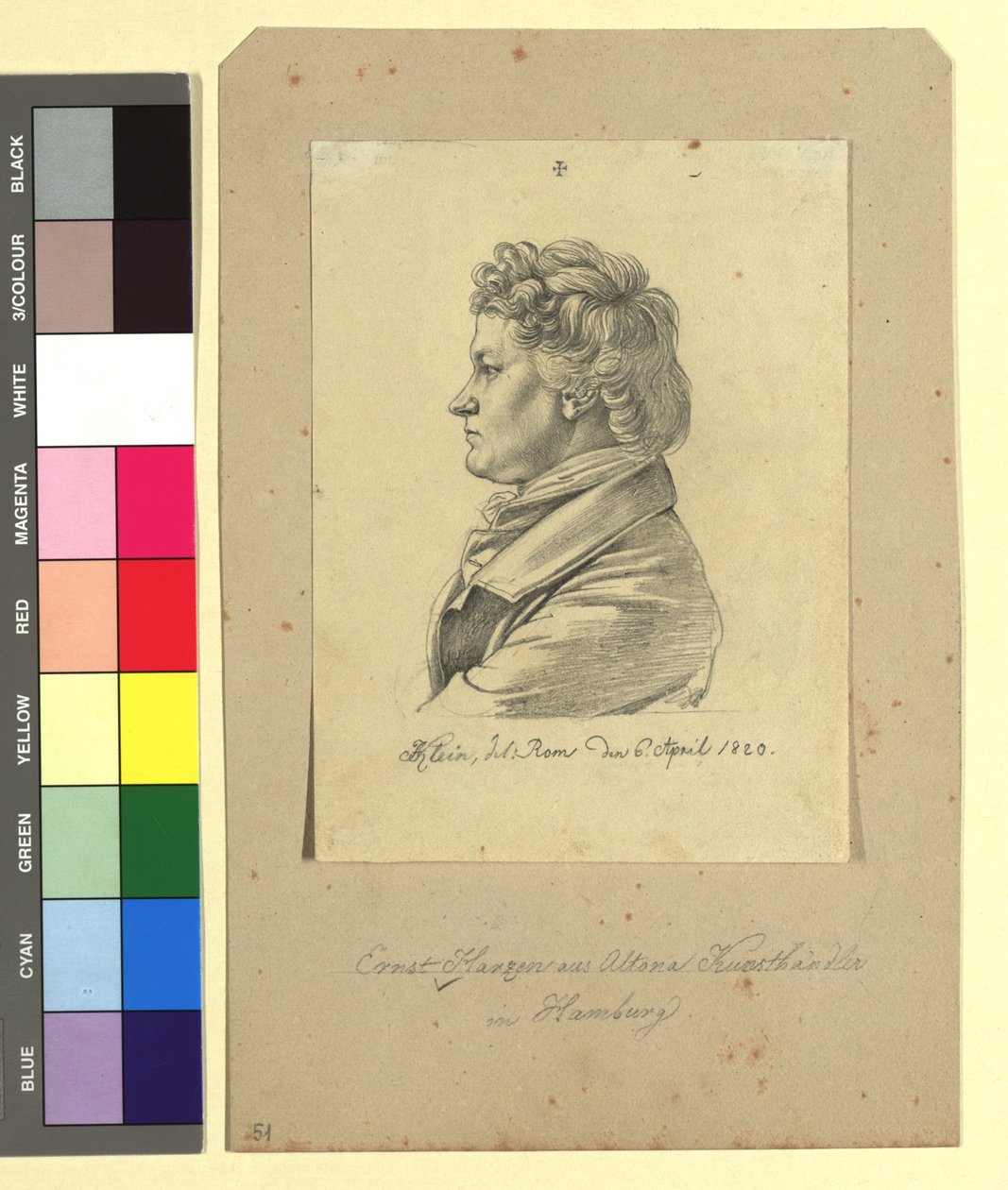 Georg Ernst Harzen (Altena 1790-1863), negociante de arte de Johann Adam Klein