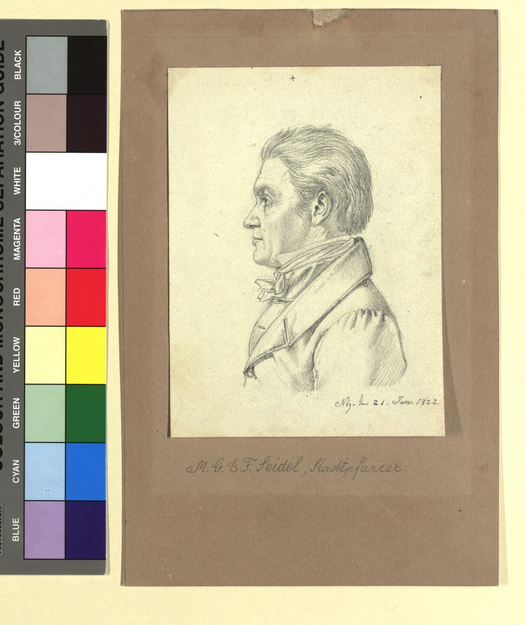 Gotthold Emanuel Friedrich Seidel (1774-1838), pastor em Nuremberga de Johann Adam Klein
