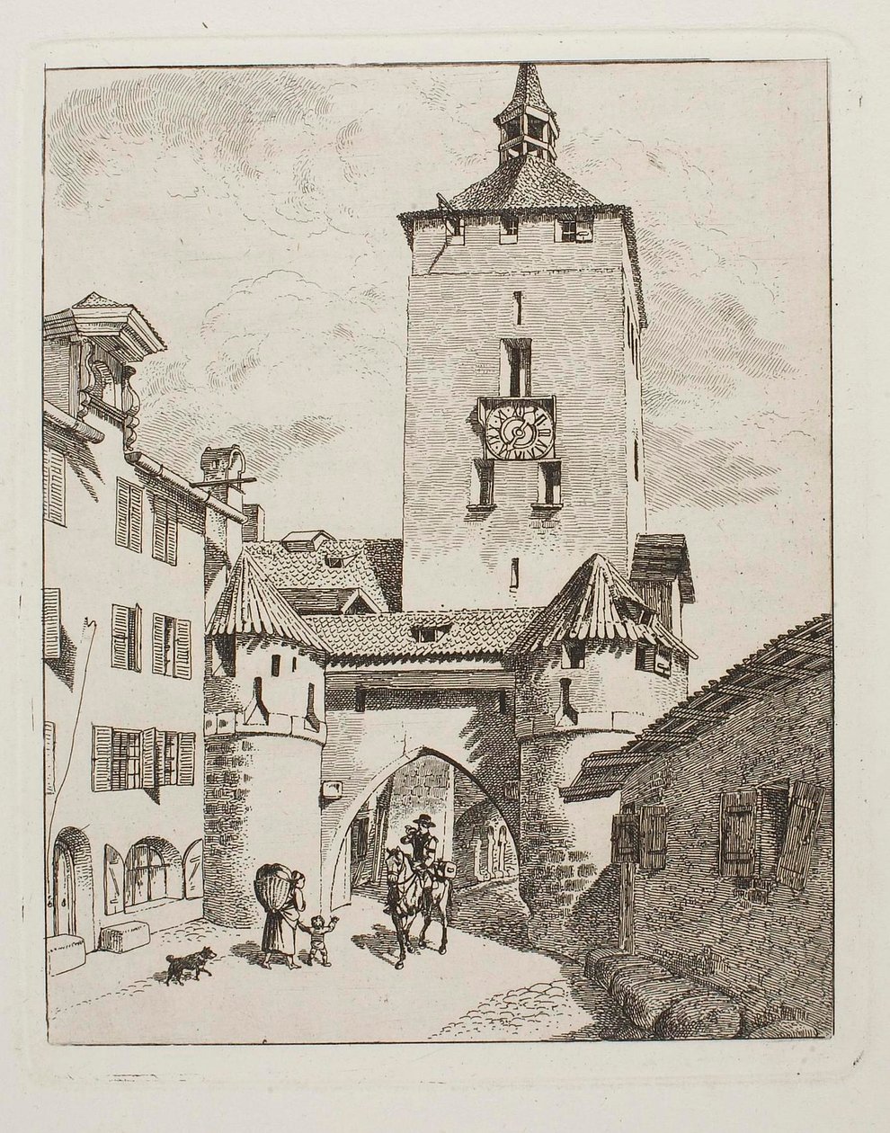 O Portão de Nuremberga de Johann Adam Klein