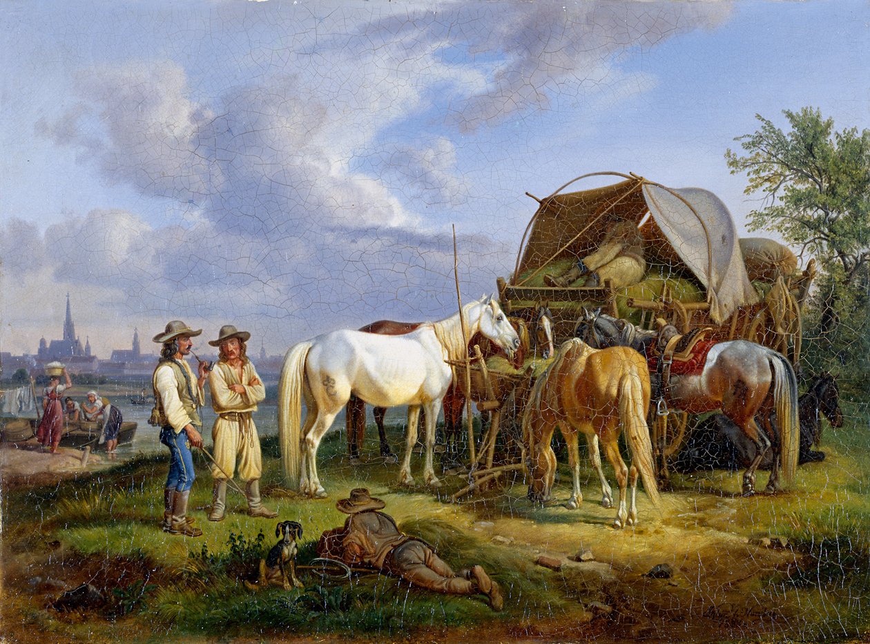 Carreteiros húngaros de Johann Adam Klein