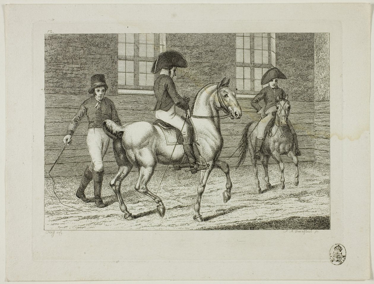 Escola de equitação e cavalos de Johann Adolph Darnstedt