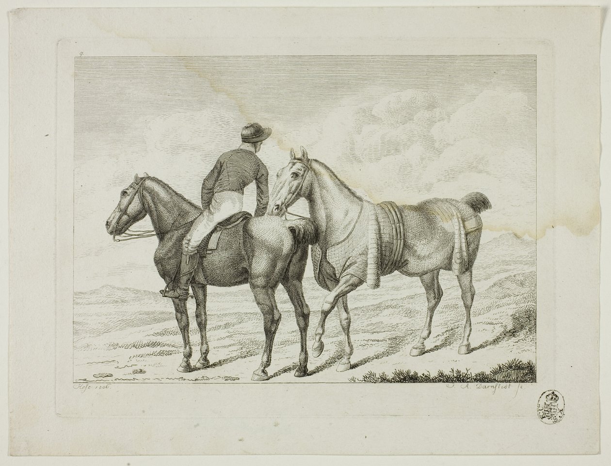 Escola de equitação e cavalos de Johann Adolph Darnstedt