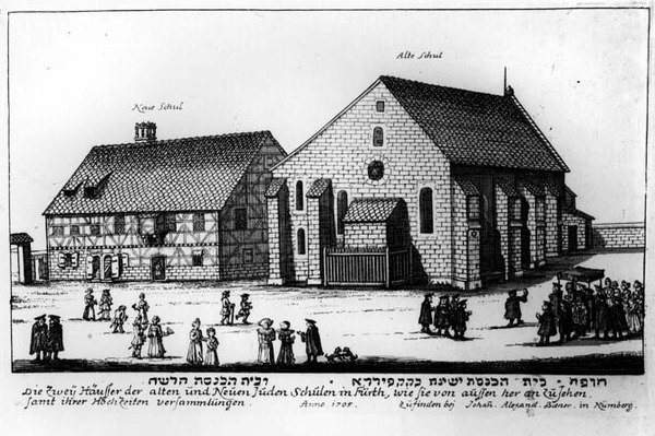 Novas e Antigas Escolas Judaicas, Nuremberg, 1705 de Johann Alexander Boener