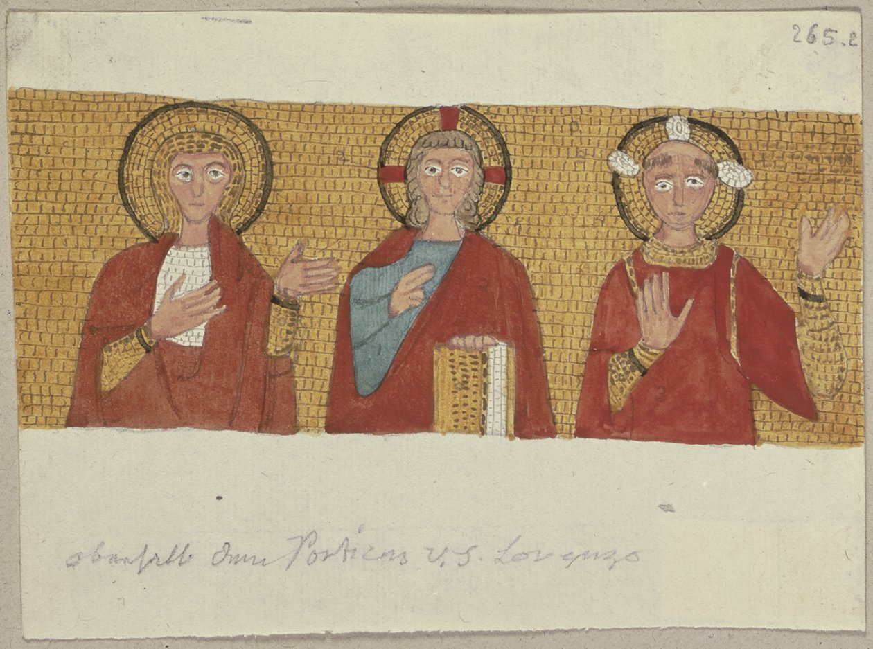 Aus: Sammlung von Umrissen und Durchzeichnungen, Band 1, Blatt 100 de Johann Anton Ramboux