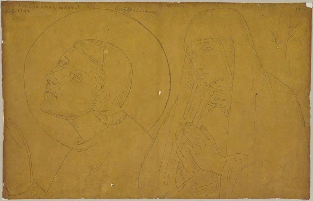 Aus: Sammlung von Umrissen und Durchzeichnungen, Band 3, Blatt 102 de Johann Anton Ramboux