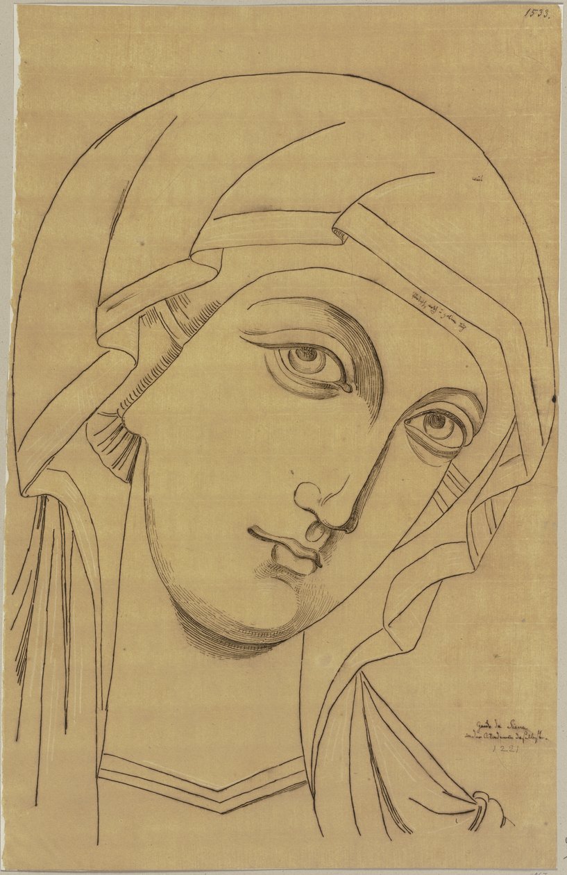 Extraído de: Coleção de esboços e desenhos, volume 3, folha 97 de Johann Anton Ramboux