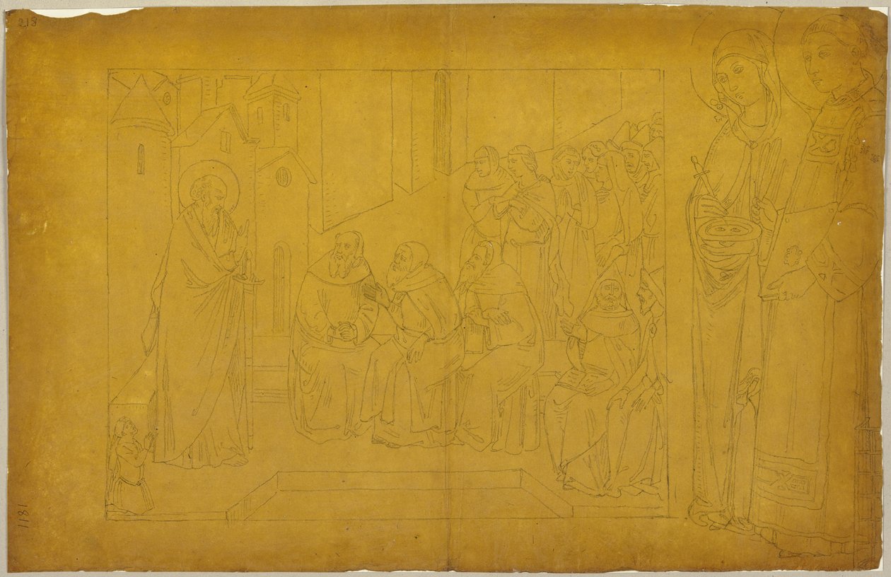 De: Colecção de contornos e decalques, volume 5, folha 61 de Johann Anton Ramboux