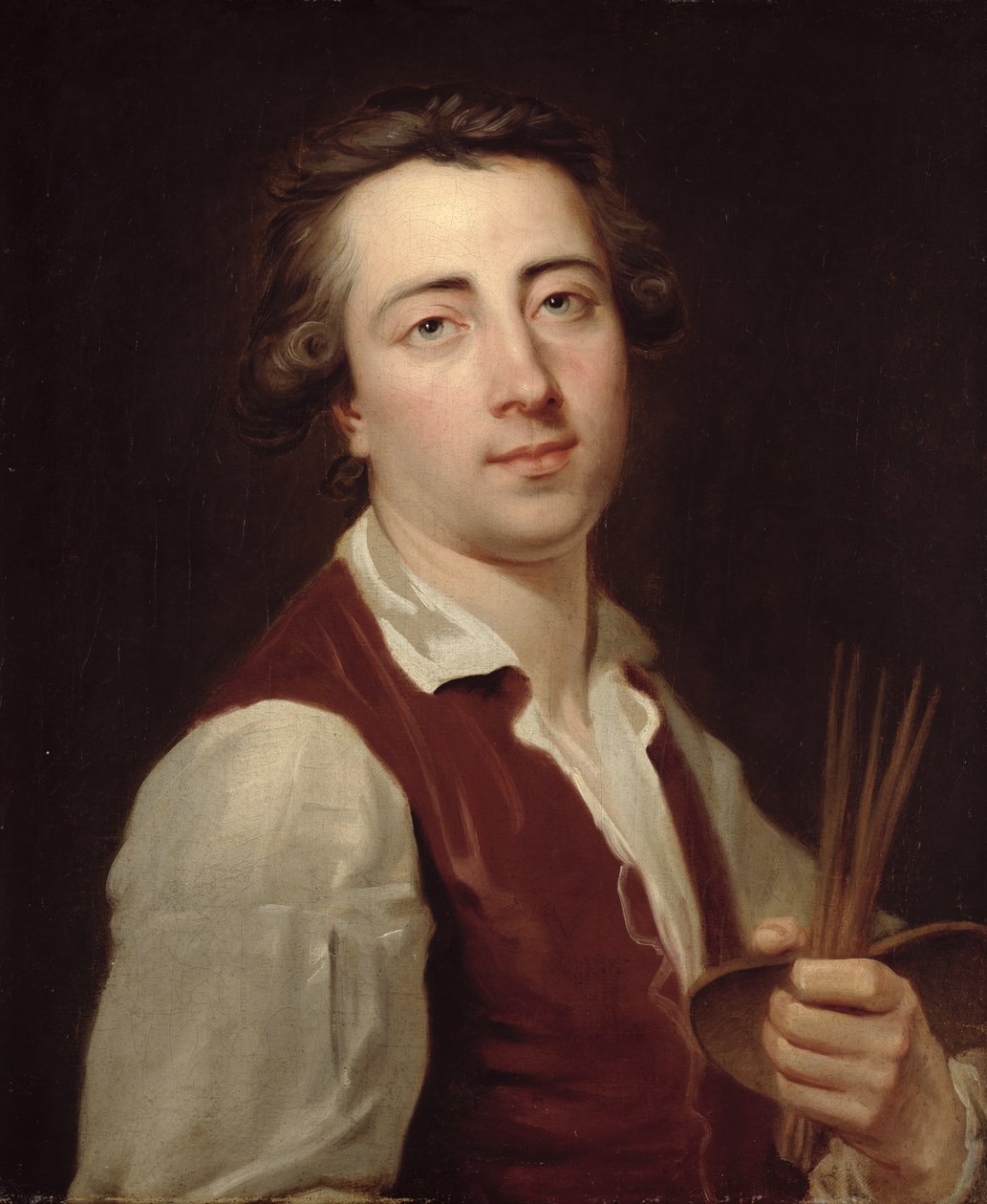 Auto-retrato, c.1775-80 de Johann August Nahl the Younger