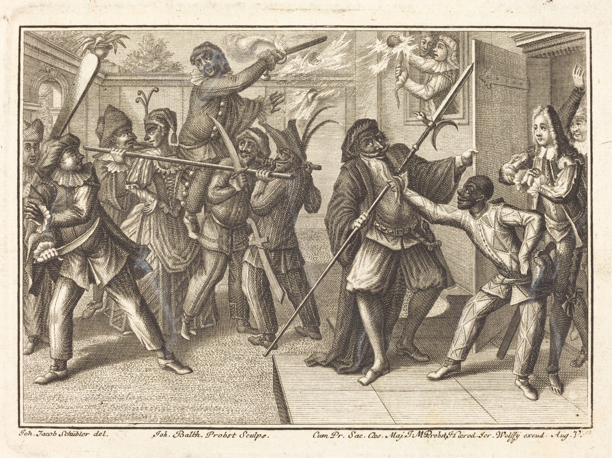 O capitão recupera sua liberdade de Johann Balthasar Probst after Johann Jacob Schübler