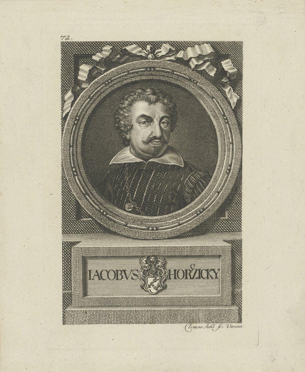 Retrato de Jakub Horcicky de Teplice 1575-1622. de Johann Balzer