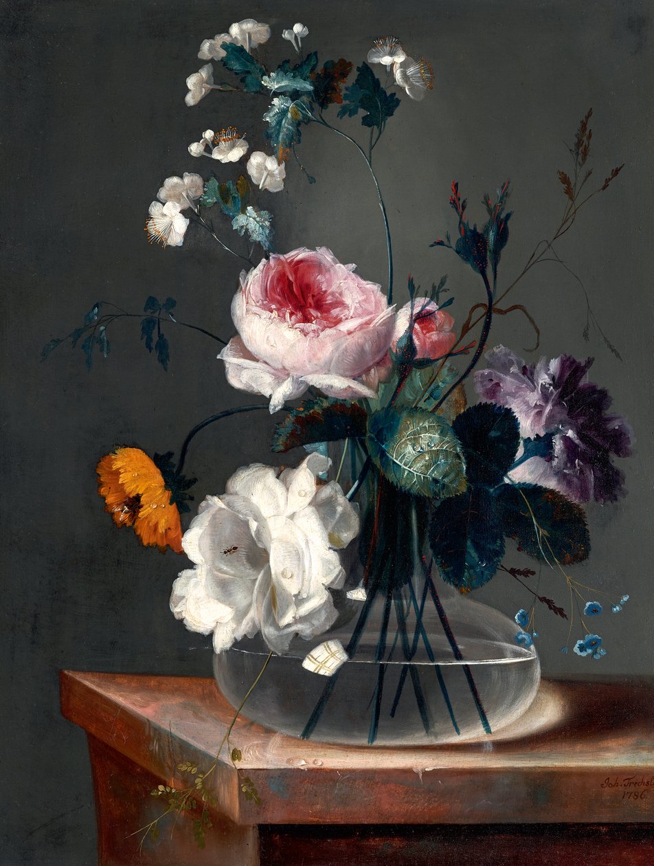 Flor ainda vida de Johann Baptist Drechsler