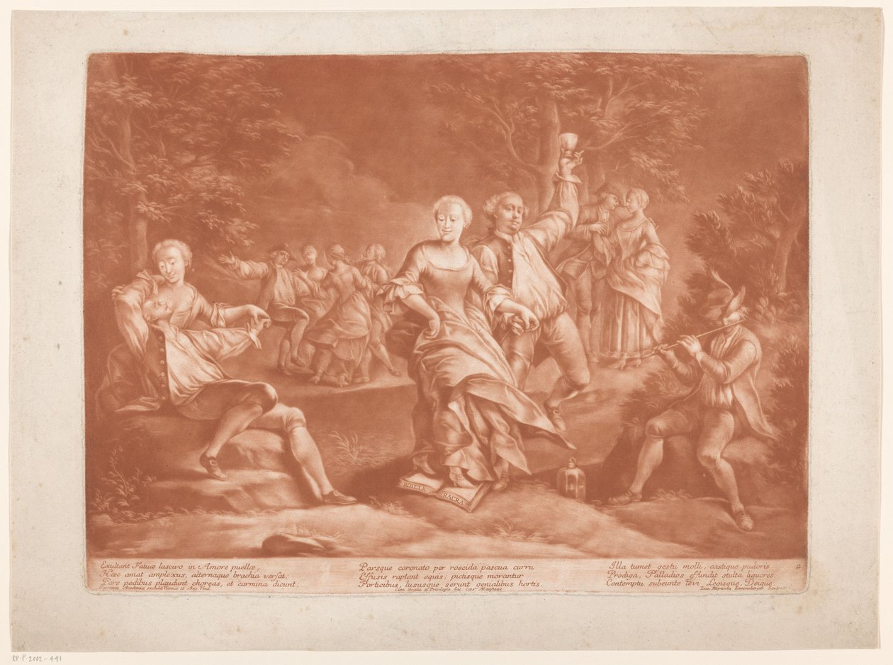 Festa de dança ao ar livre de Johann Baptist Enzensberger