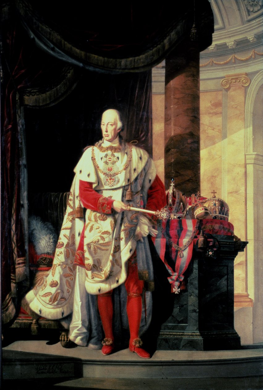 Imperador Francisco I da Áustria, século XIX de Johann Baptist Hoechle