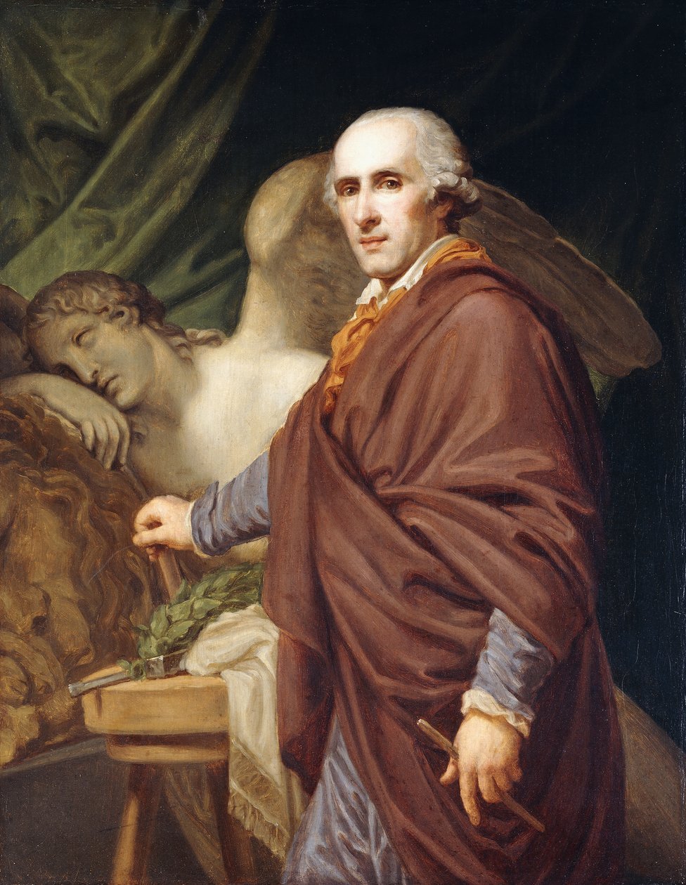 Retrato de Antonio Canova de Johann Baptist Edler von Lampi
