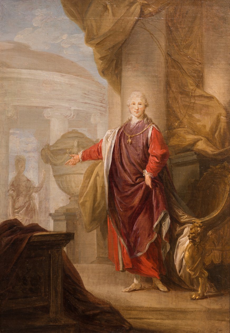 Retrato de Wenzel Anton, príncipe de Kaunitz-Rietberg de Johann Baptist I Lampi