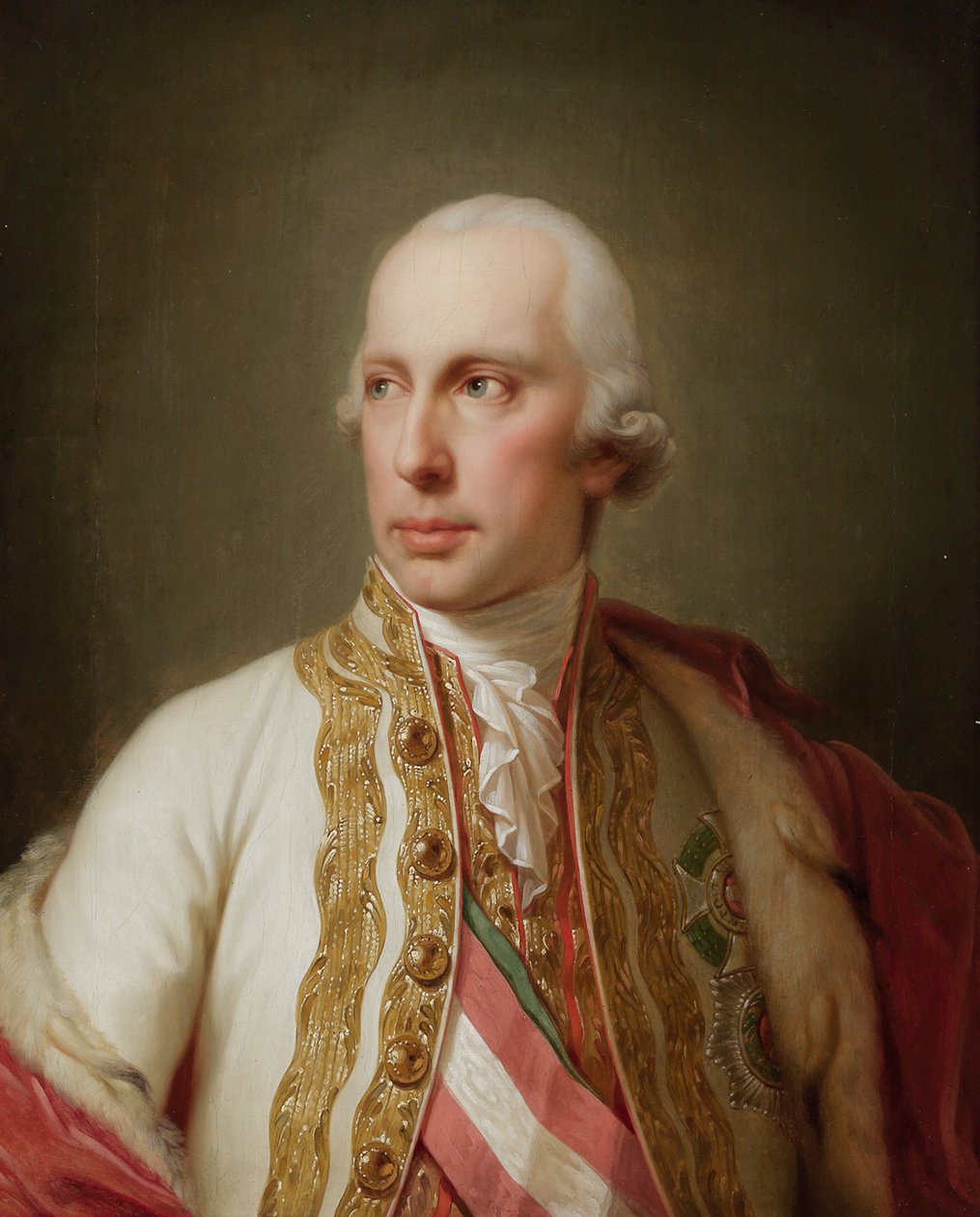Retrato do Sacro Imperador Romano Francisco II 1768-1835 de Johann Baptist Lampi the Younger