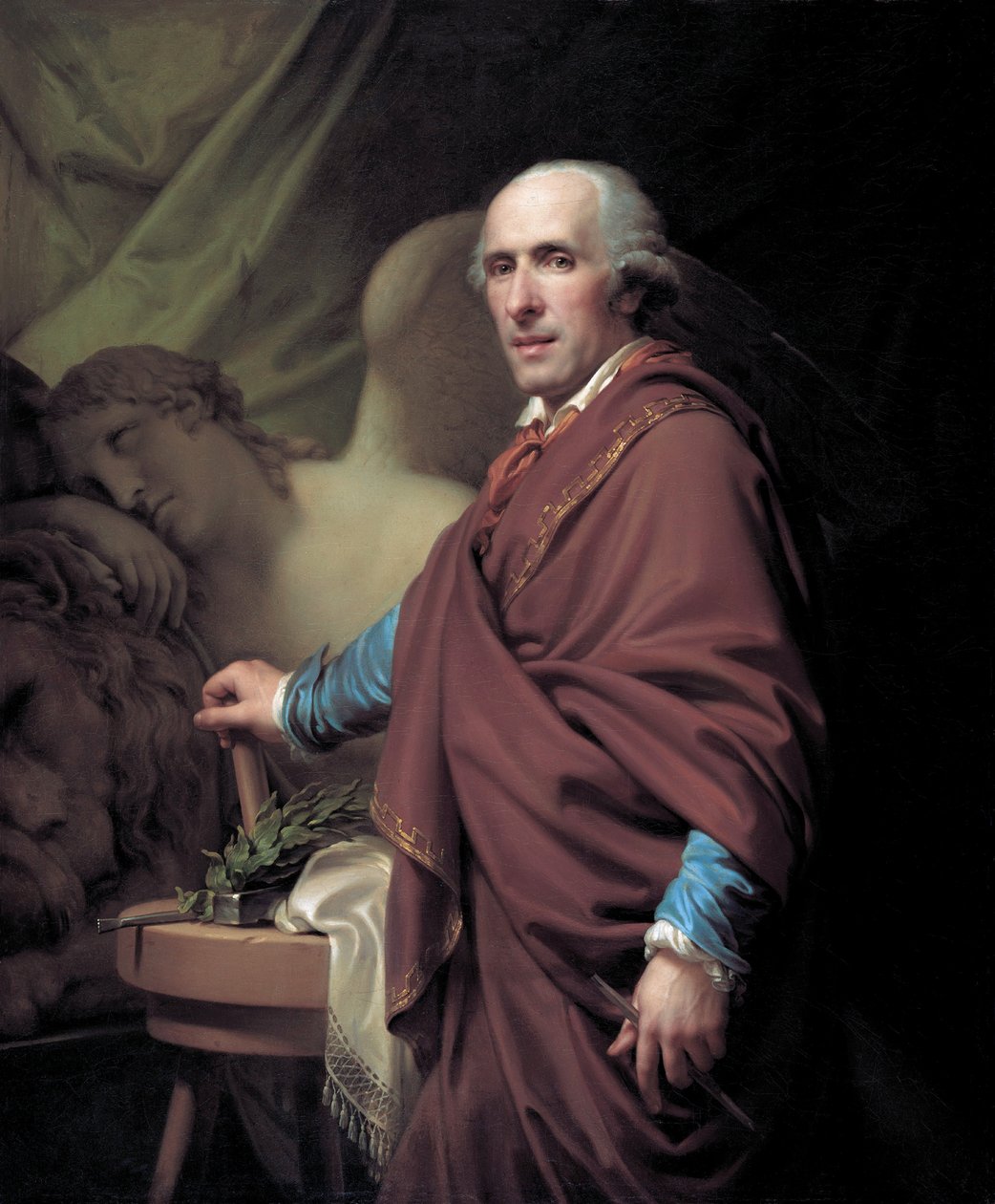 Retrato do escultor Antonio Canova 1757-1822, 1806. de Johann Baptist Lampi the Younger