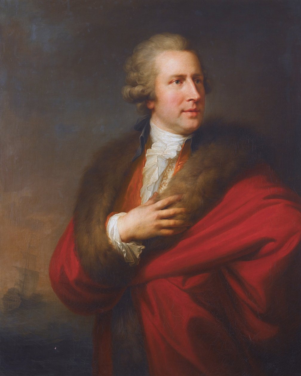Retrato de Charles Whitworth, 1º Earl Whitworth 1752-1825, depois de 1789 de Johann Baptist von Lampi the Elder