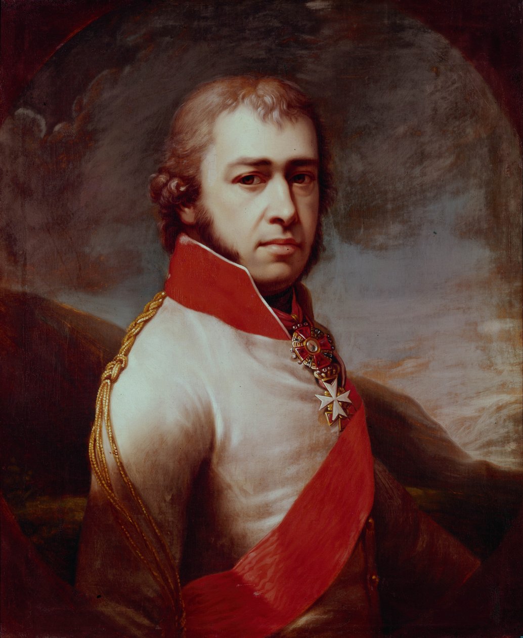 Retrato do conde Boris Vladimirovich Golitsyn 1769-1813, 1797 de Johann Baptist von Lampi the Elder