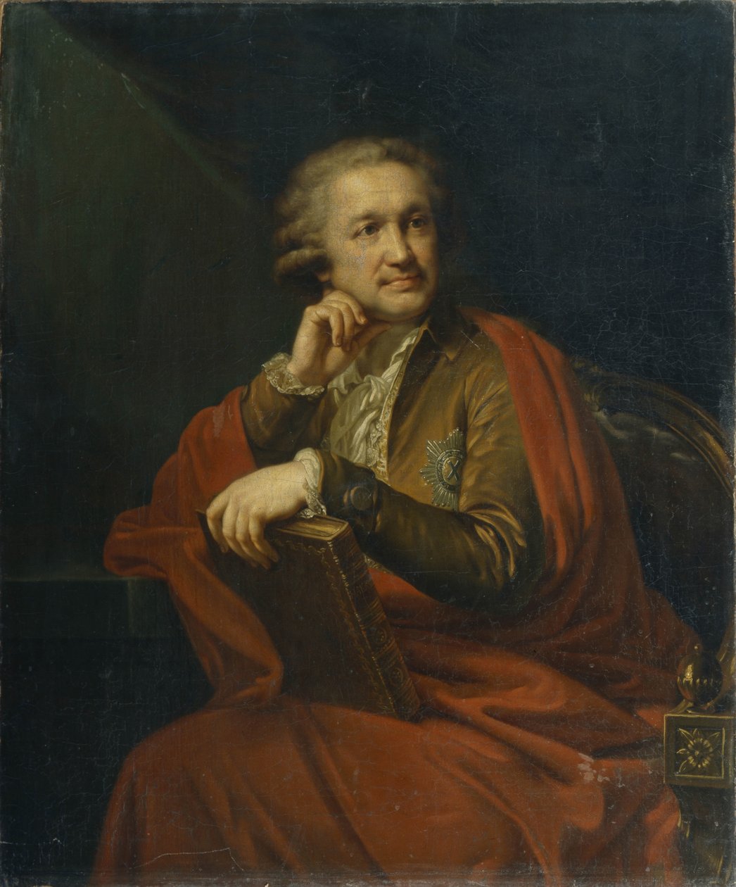Retrato do príncipe Alexander Sergeevich Stroganov 1733-1811, 1793 de Johann Baptist von Lampi the Elder