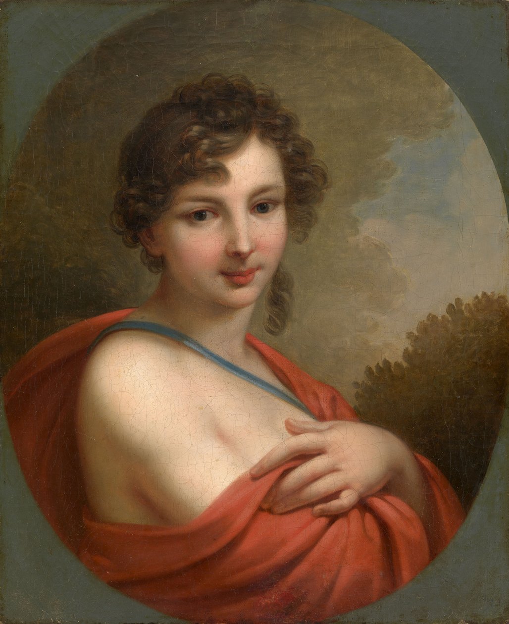 Retrato de Yelena Naryshkina 17851855, 1800 de Johann Baptist von Lampi the Elder