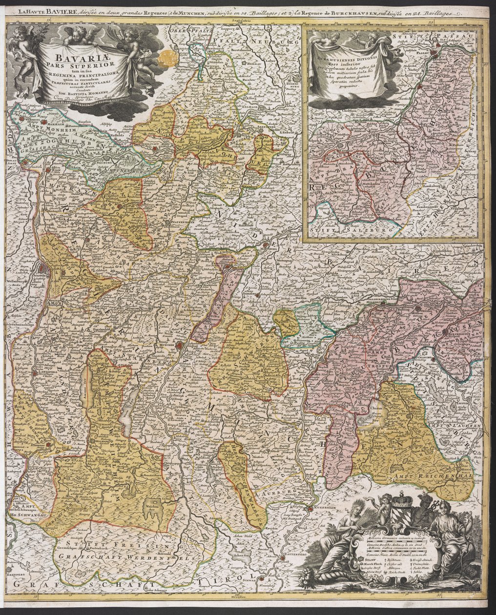 Mapa da Baviera, 
