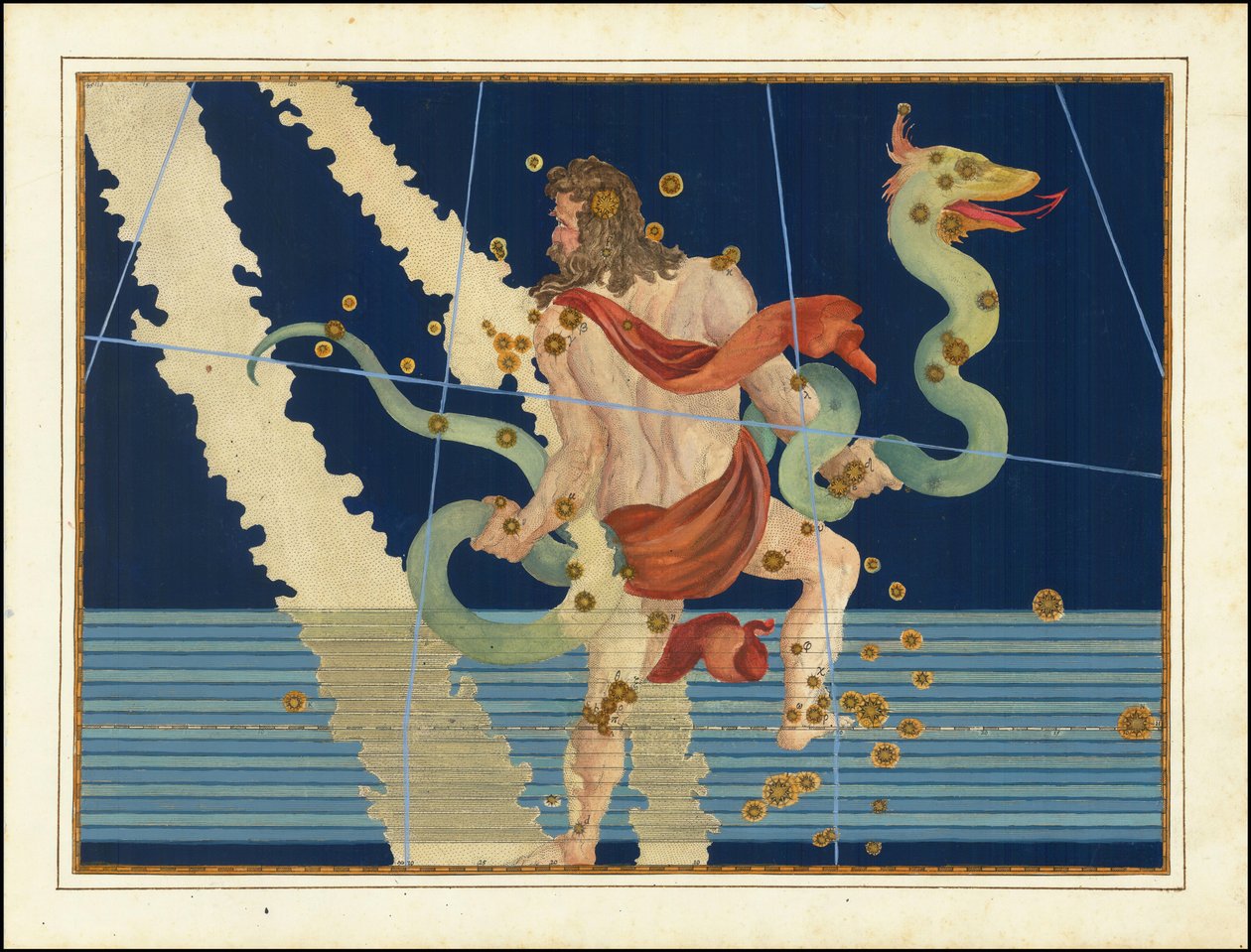 Johann Bayer, Ophiuchus e Serpentarius de Johann Bayer