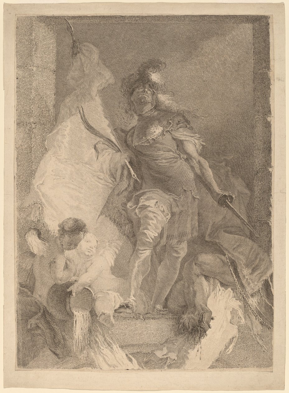 Saint-Florian de Johann Beheim after Franz Anton Maulbertsch