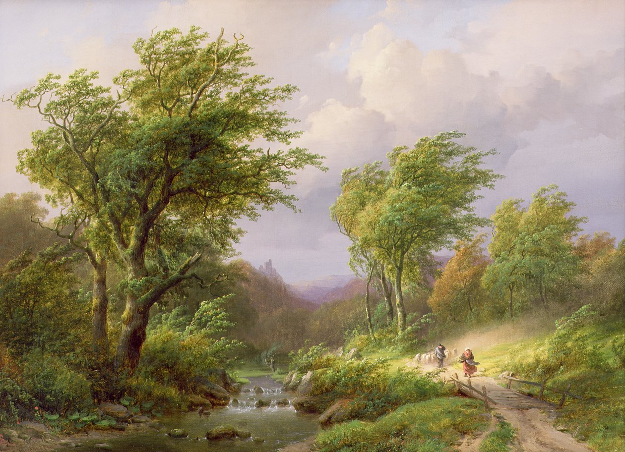 Uma brisa do dia de verão de Johann Bernard Klombeck