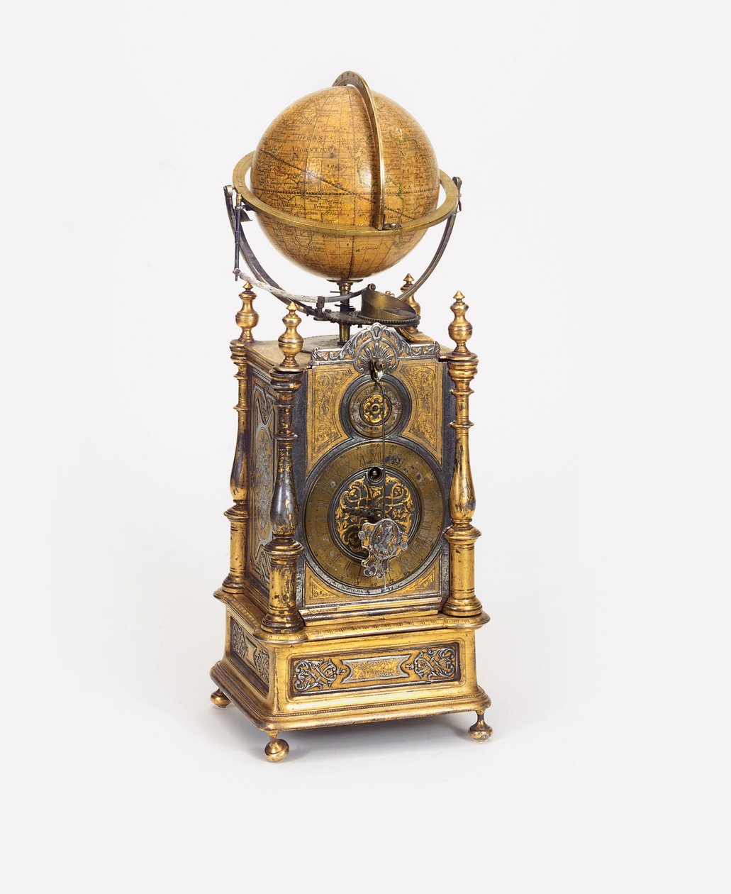 Um relógio astronômico continental de Johann Bernhard Bauer